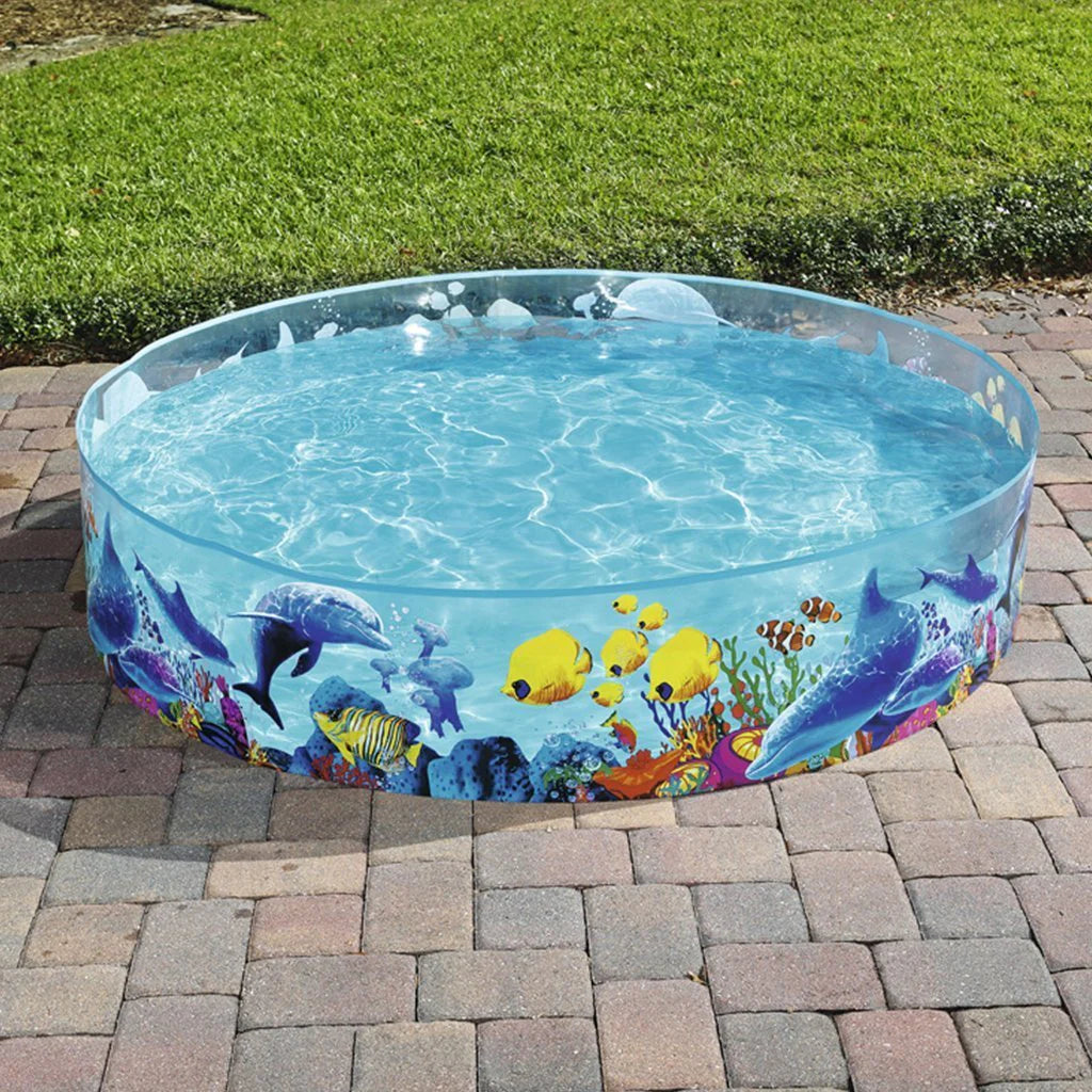 Colored Circular Swimming Pool